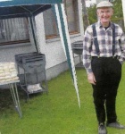 The `orra loon’ Jim Yuill waiting to prepare the barbecue