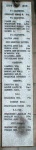 Dingwall Civic War Memorial plaque No. 5
