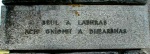 Fodderty War Memorial - Inside the main gate.