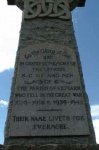 Kiltearn (Evanton) War Memorial - front