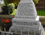Memorial cleaned