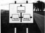Sign at Arabella crossroads