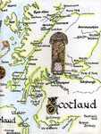 Map of Scotland's Saints