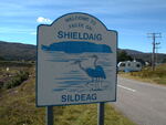Welcome to Shieldaig sign