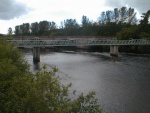 Upstream view from road bridge