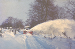 Ford V8 Snow Blower working