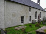 Site of Lt. John Thomson's grave beside Cromarty East Church.