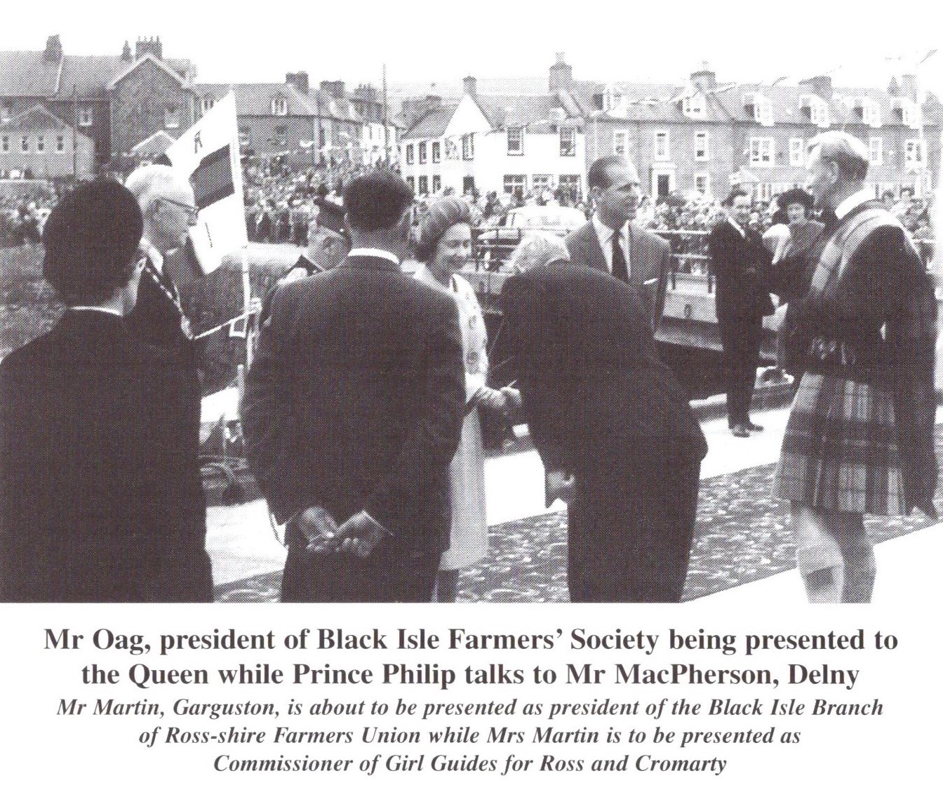 HM the Queen with Black Isle Farmers Society