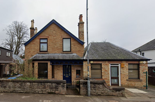 Post office and house