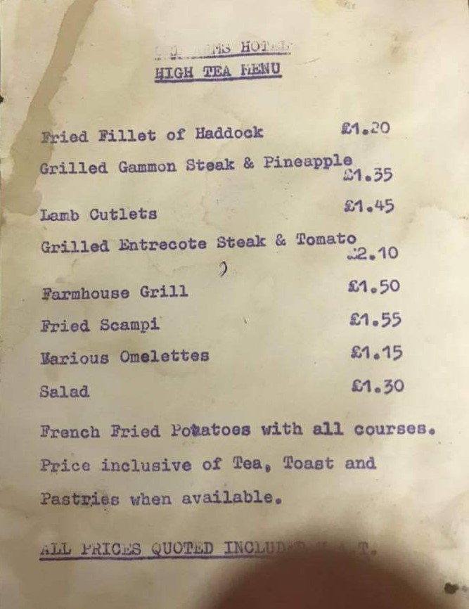 High Tea, Ord Arms