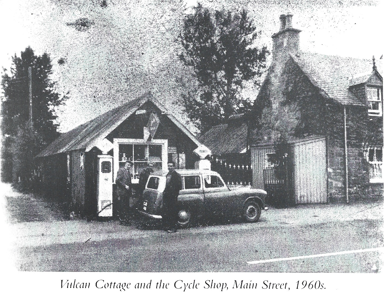 Vulcan cottage & Cycle Shop 1960's
