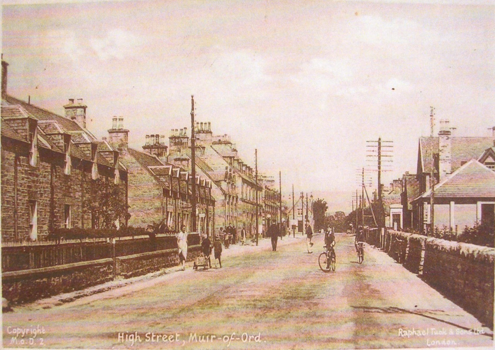 Great North Road from Ivy Cottage