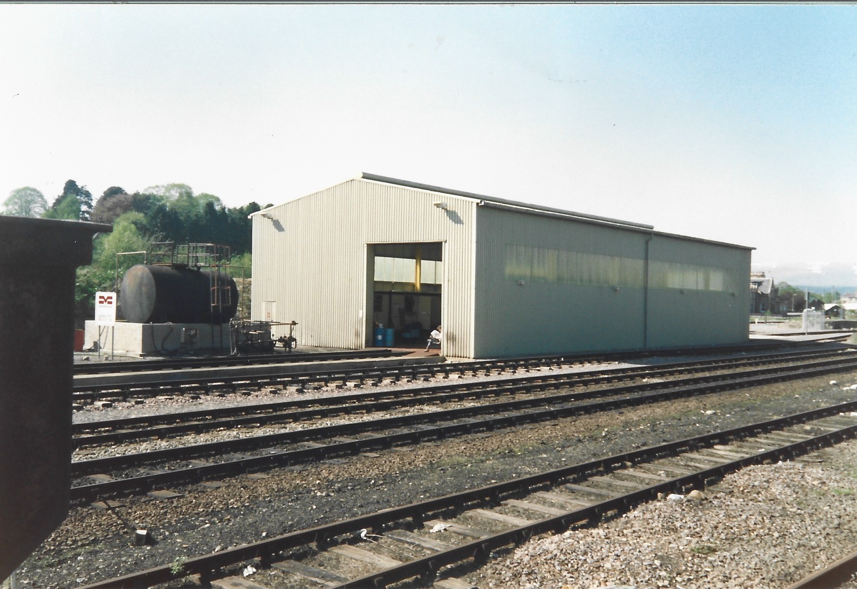 engine shed.