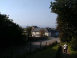 Denny Road, viewed from the War Memorial footpath.
